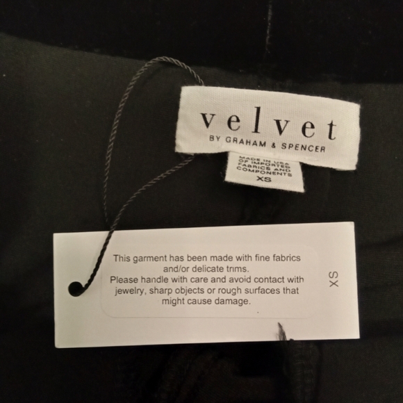 Graham + Spencer Frida Velvet pants NWT - Picture 6 of 10